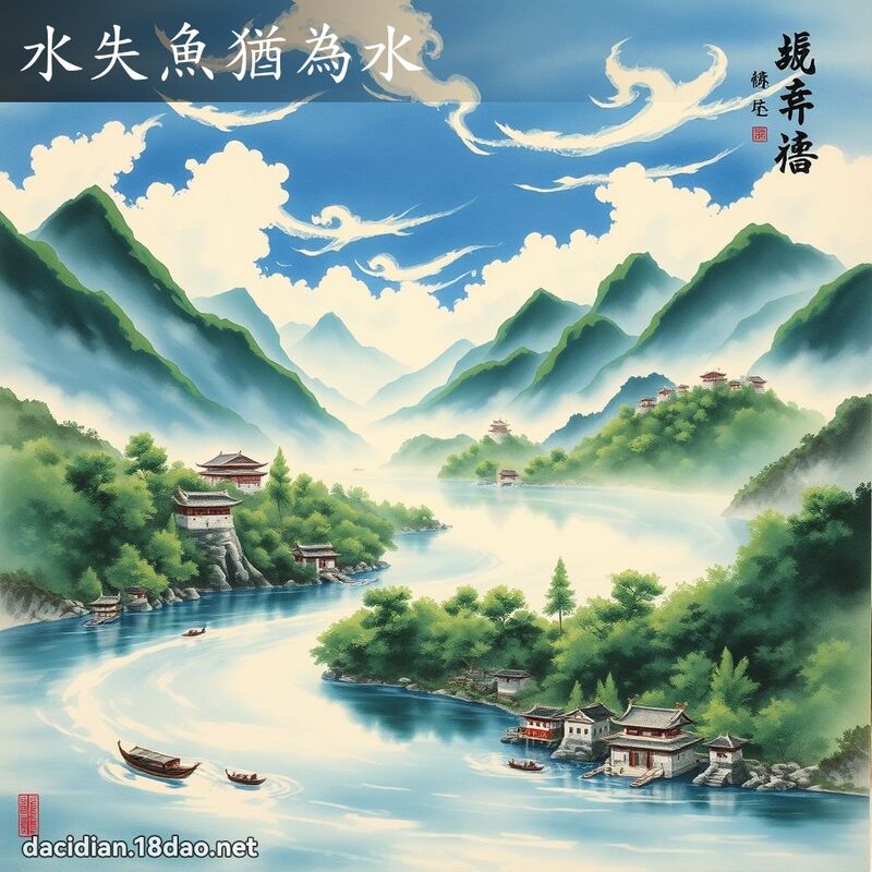 水失鱼犹为水 配图