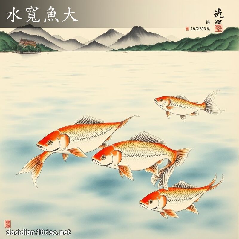水宽鱼大 配图