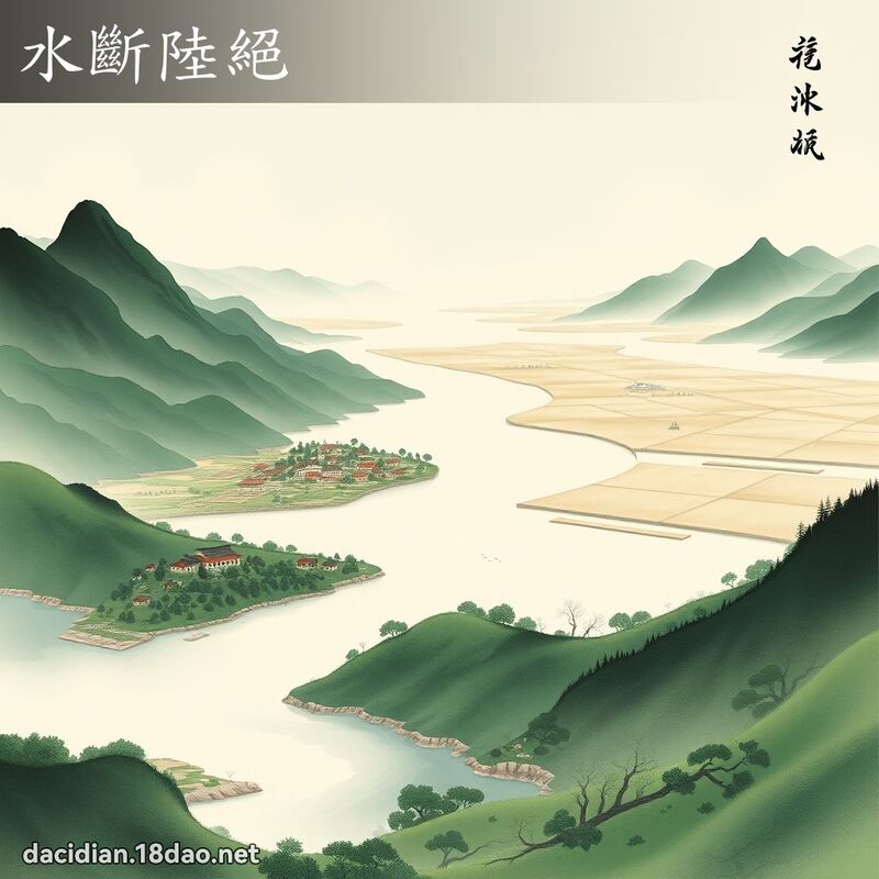水断陆绝 配图