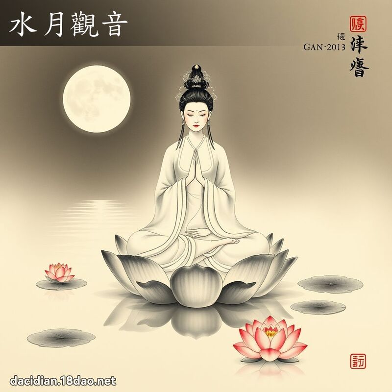 水月观音 配图