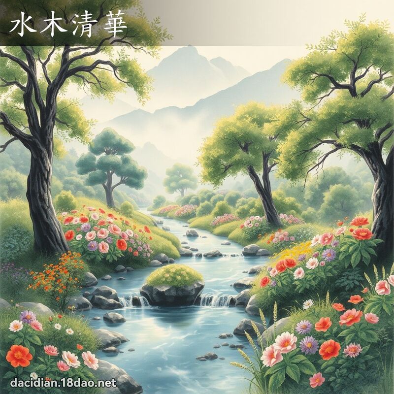 水木清华 配图