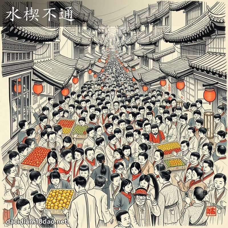 水楔不通 配图