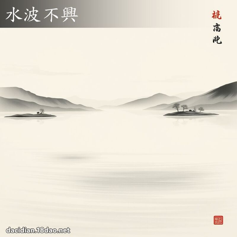水波不興 配图