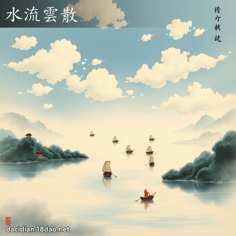 水流雲散 配图
