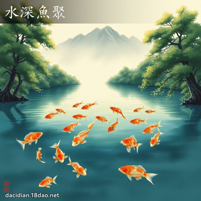 水深魚聚 配图