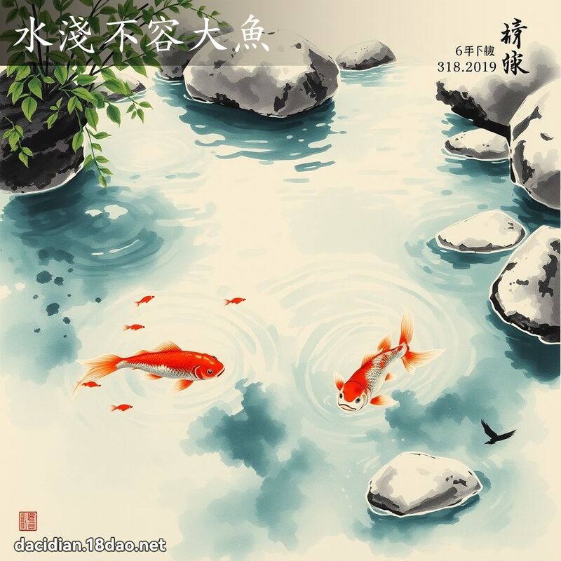 水淺不容大魚 配图