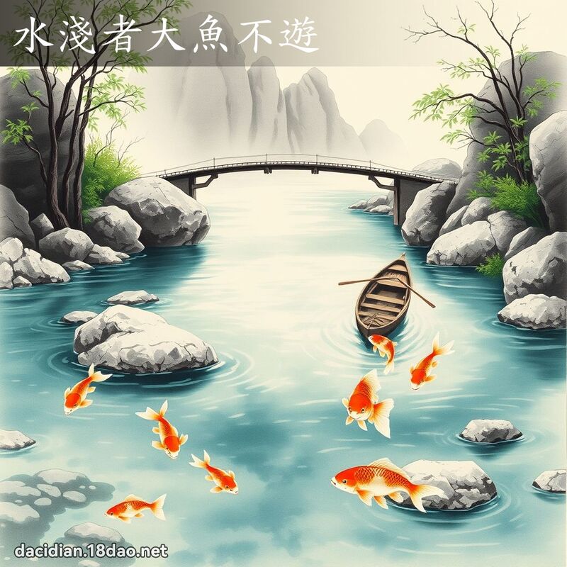 水淺者大魚不遊 配图