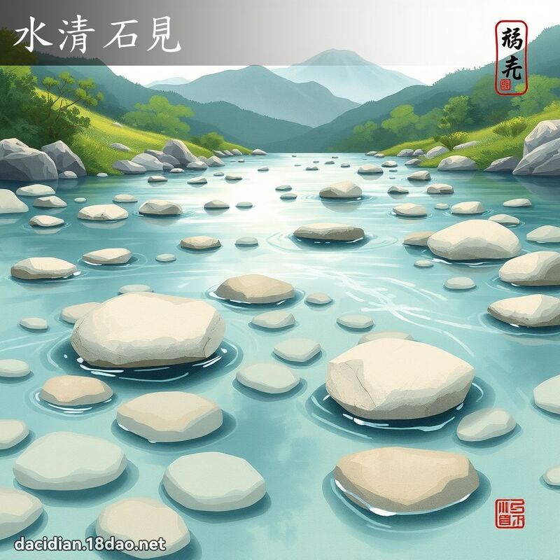 水清石見 配图
