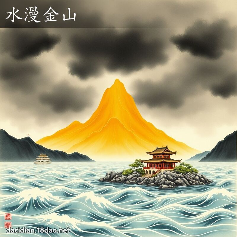 水漫金山 配图