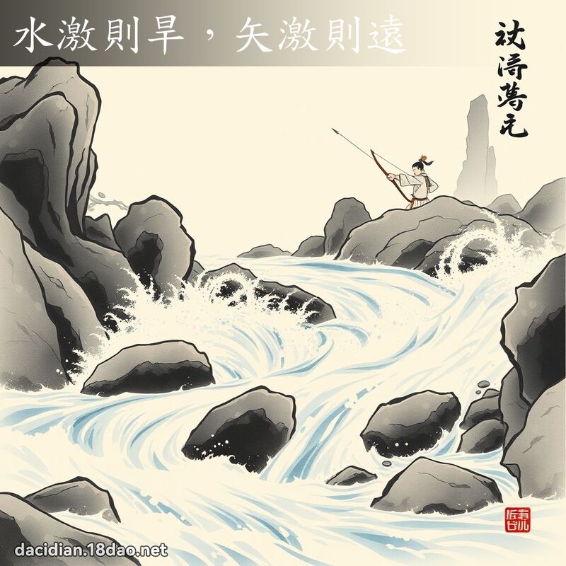 水激則旱,矢激則遠 配图