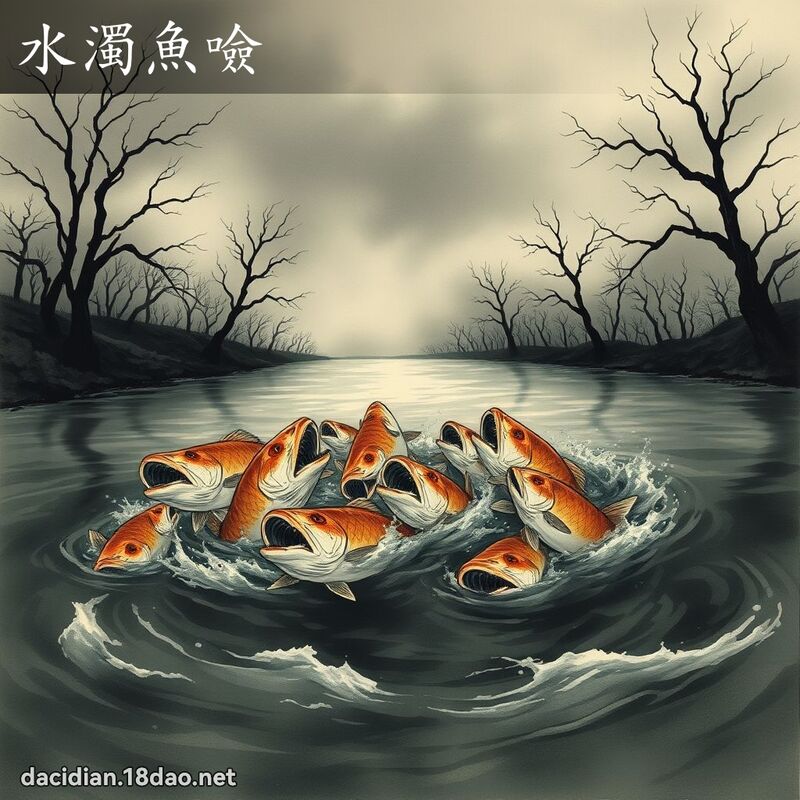 水濁魚噞 配图
