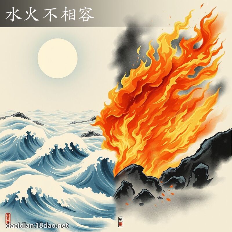水火不相容 配图
