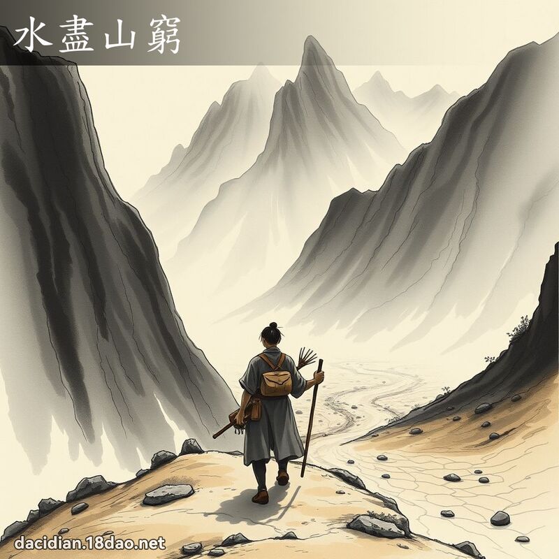 水盡山窮 配图