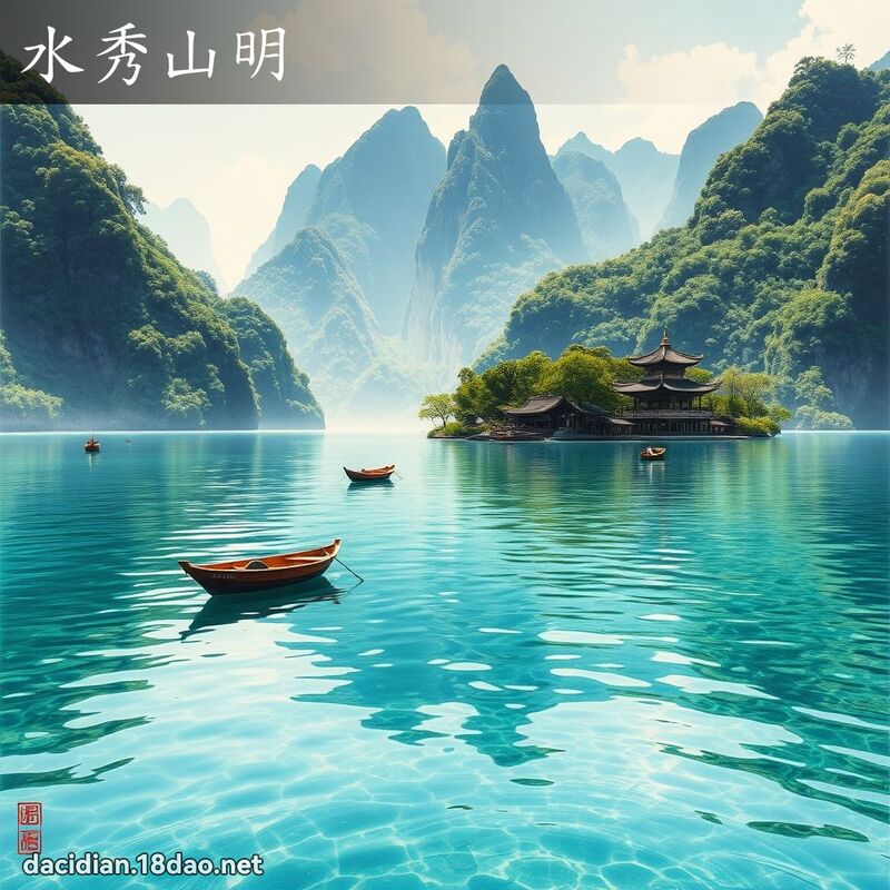 水秀山明 配图
