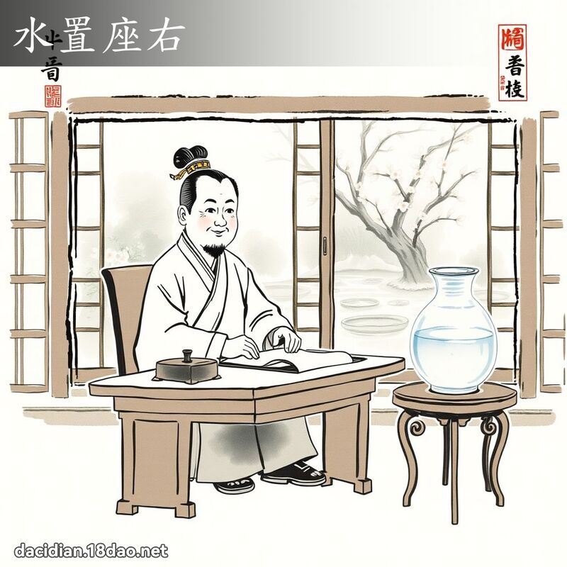 水置座右 配图