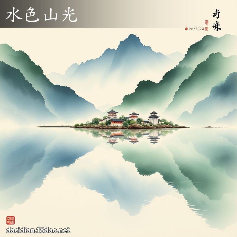 水色山光 配图
