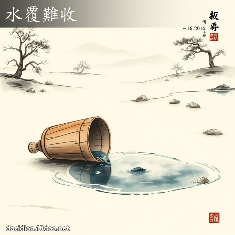 水覆難收 配图