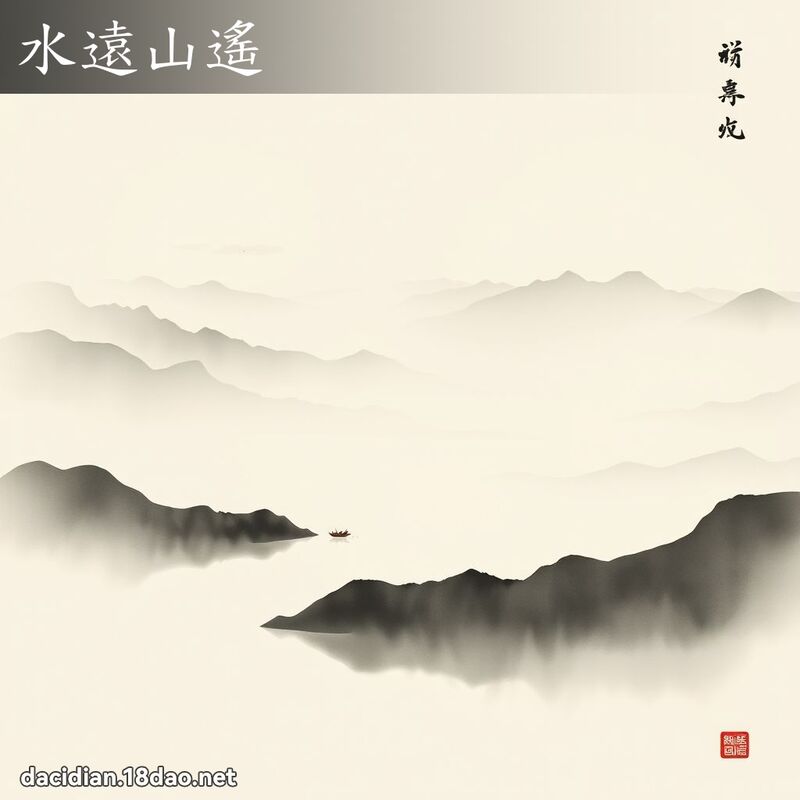 水遠山遙 配图