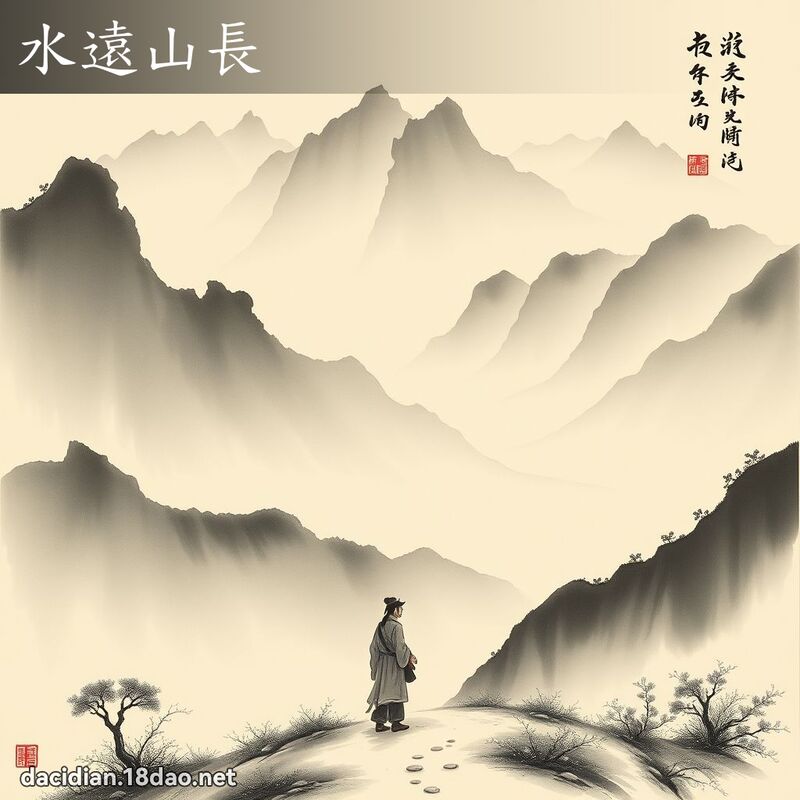 水遠山長 配图