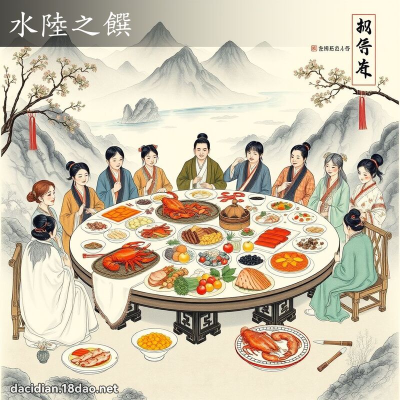 水陸之饌 配图