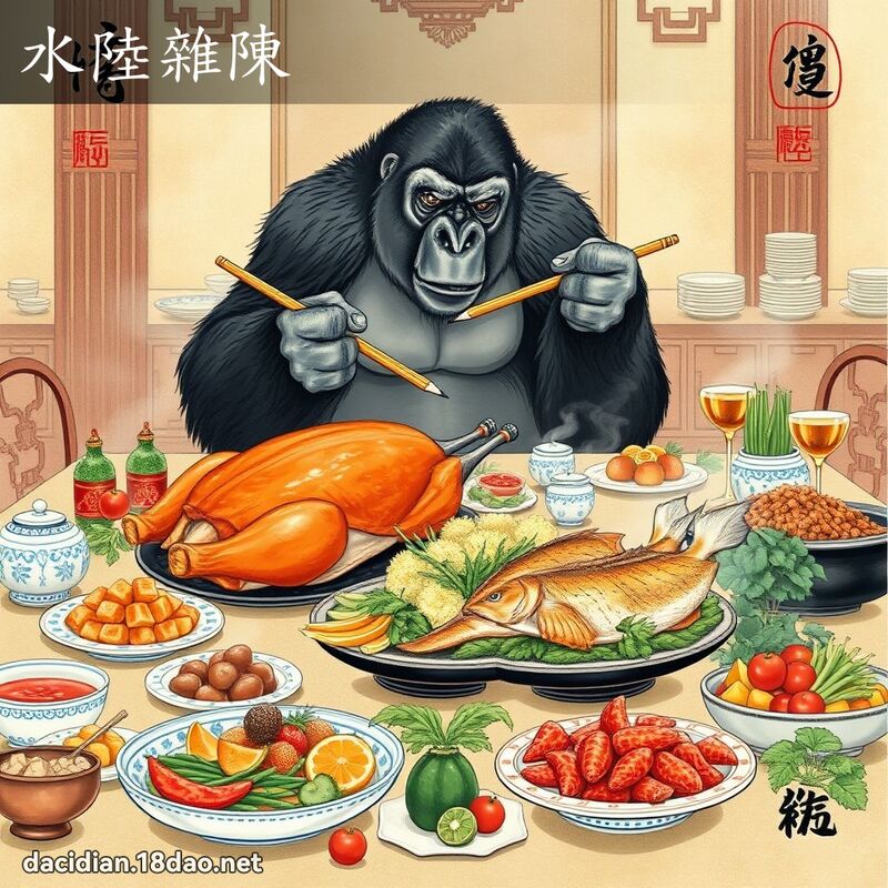 水陸雜陳 配图