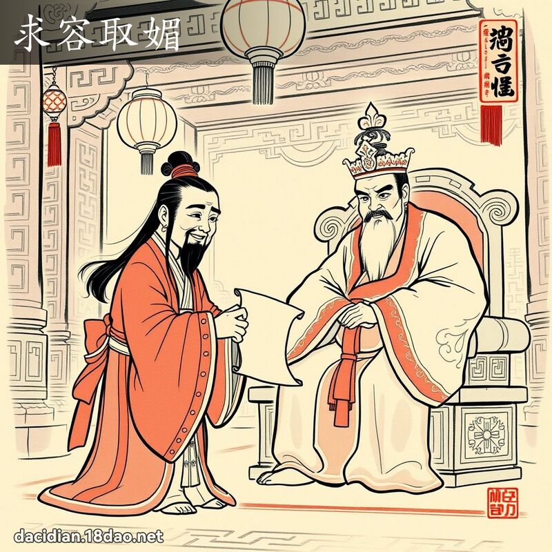 求容取媚 配图