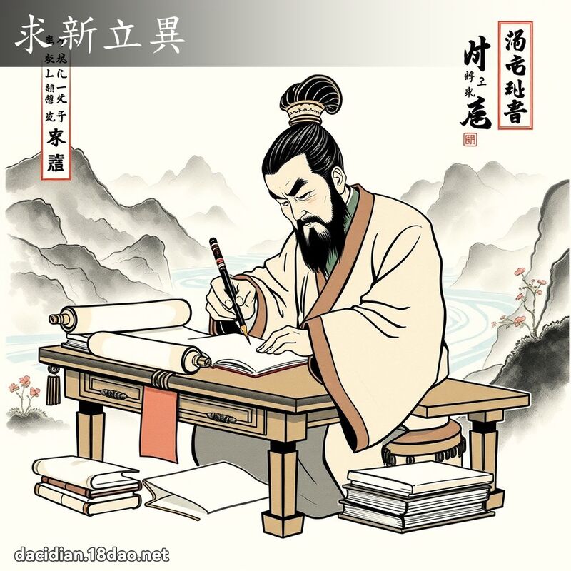 求新立异 配图