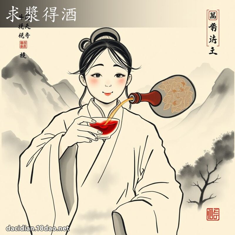 求浆得酒 配图
