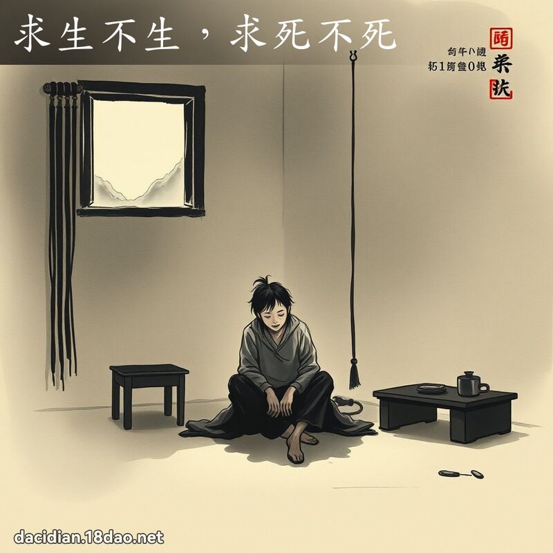 求生不生,求死不死 配图