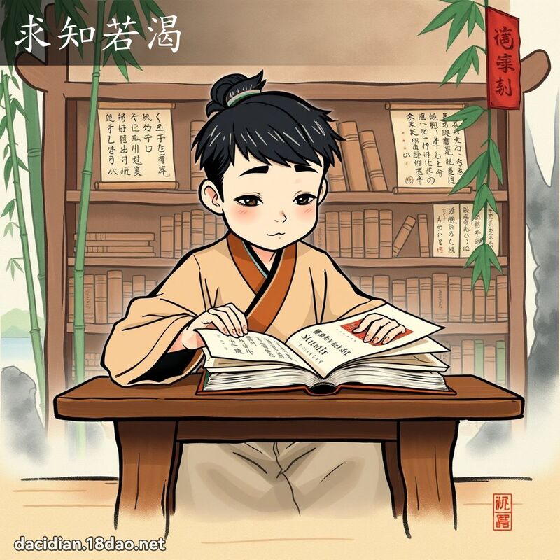 求知若渴 配图