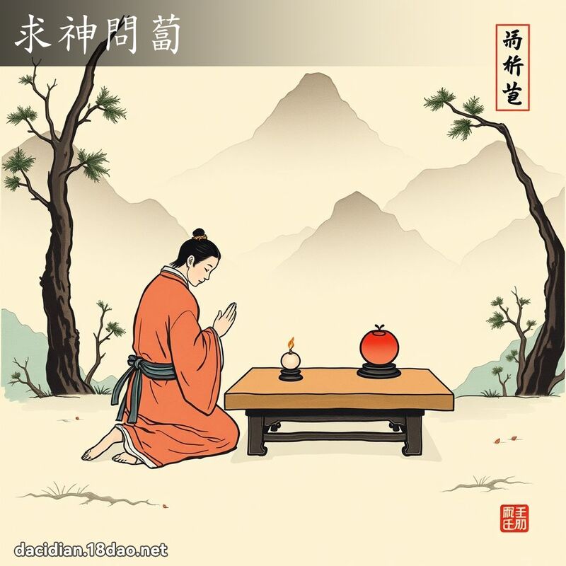 求神问卜 配图
