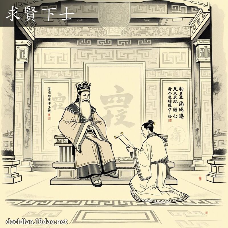 求贤下士 配图
