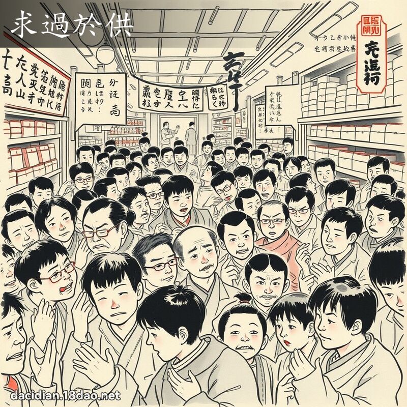 求过於供 配图