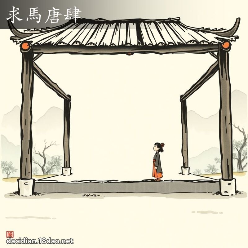 求馬唐肆 - 中華成語配圖