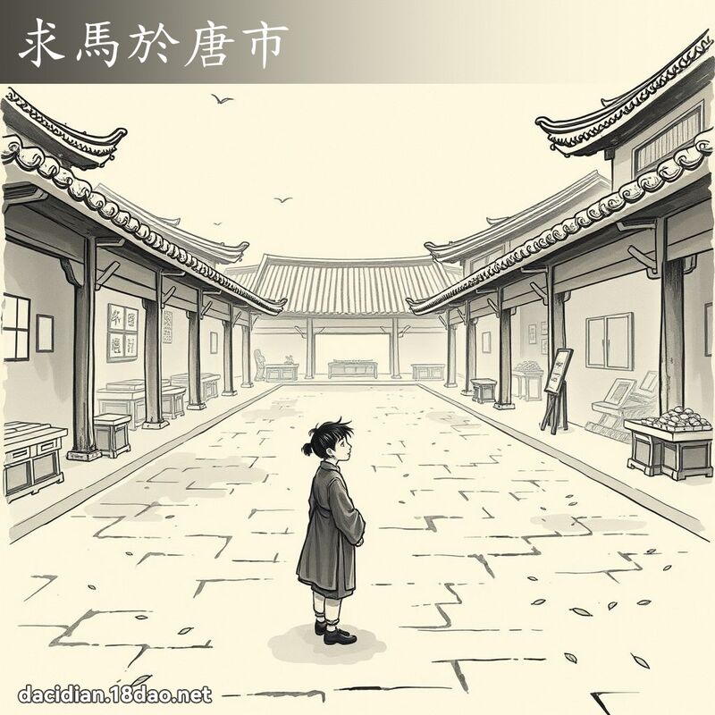 求马於唐市 配图