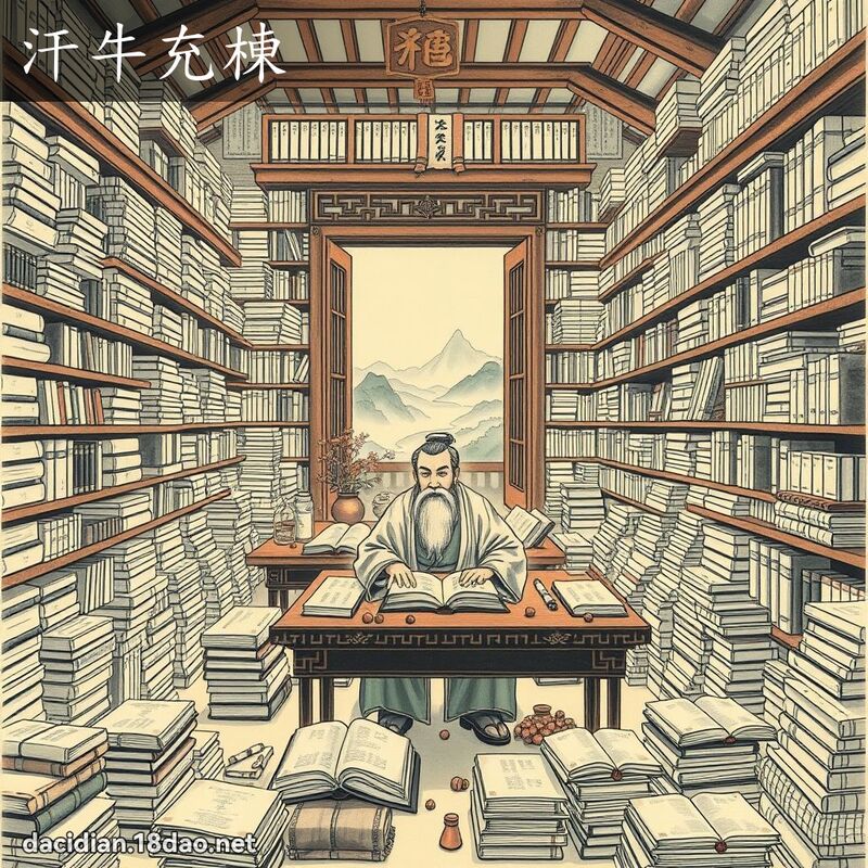 汗牛充栋 配图