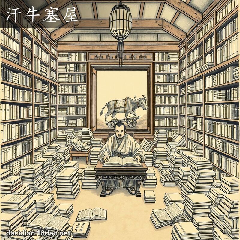 汗牛塞屋 配图
