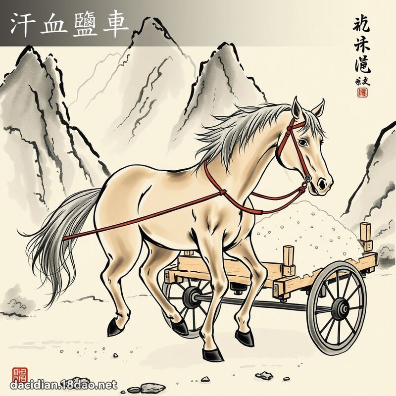 汗血盐车 配图