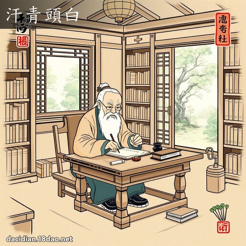 汗青头白 配图