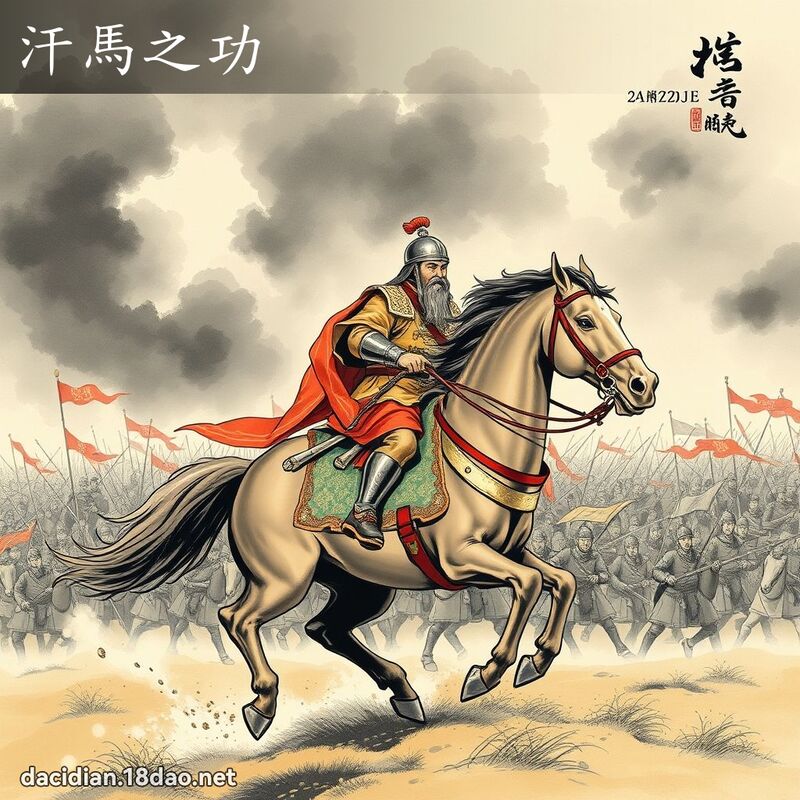 汗马之功 配图