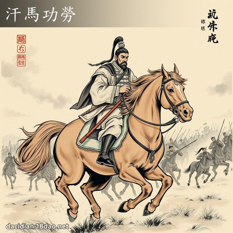 汗马功劳 配图