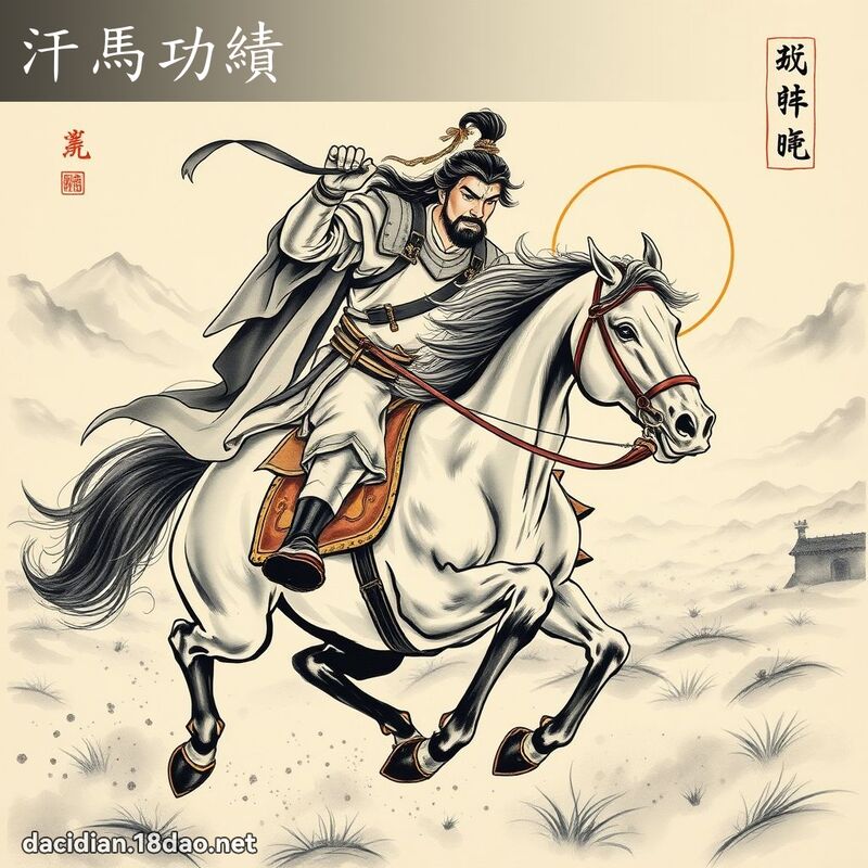 汗马功绩 配图