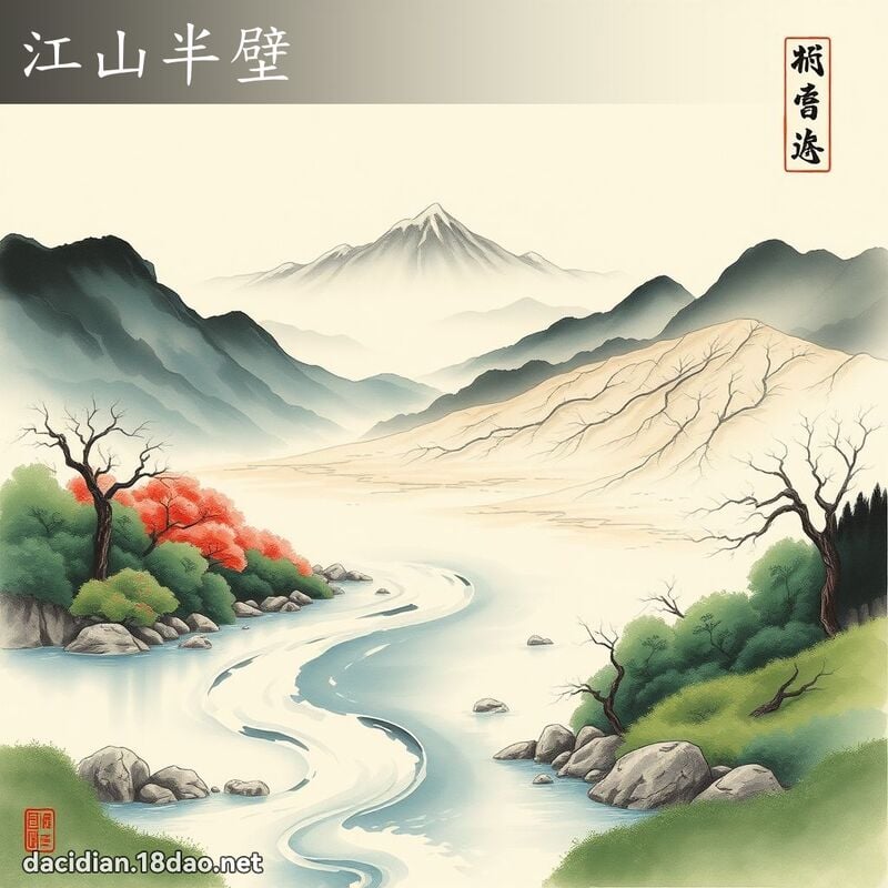 江山半壁 配图