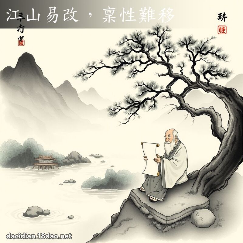 江山易改,稟性难移 配图