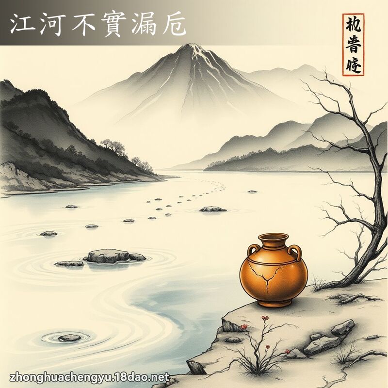 江河不实漏卮 配图