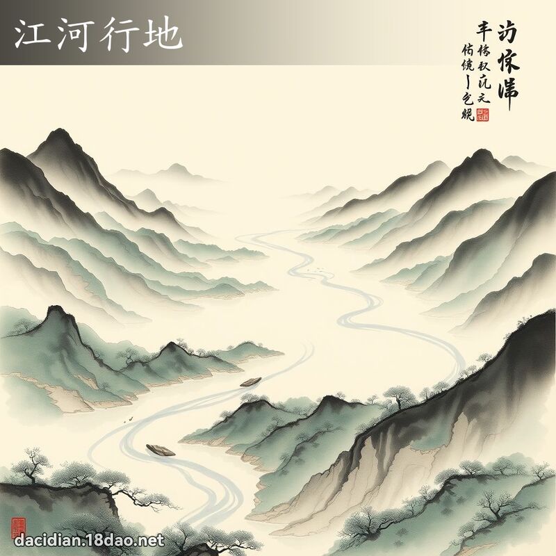 江河行地 配图