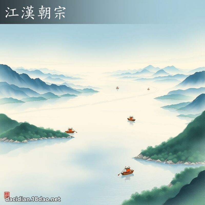 江汉朝宗 配图