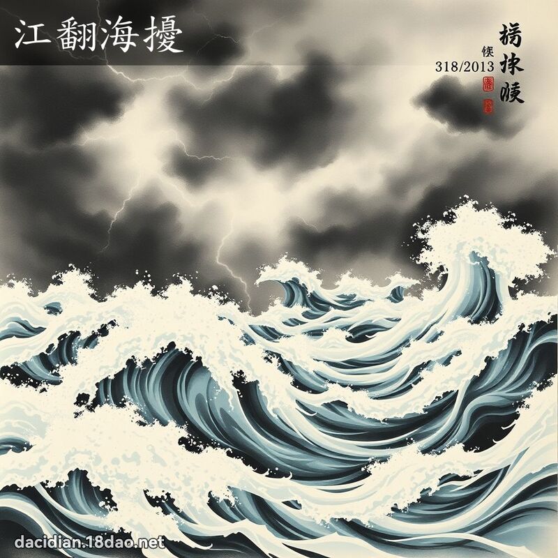 江翻海扰 配图