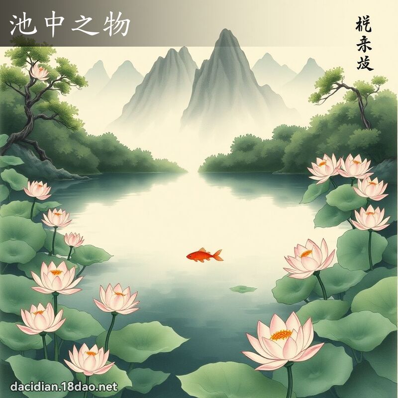 池中之物 配图