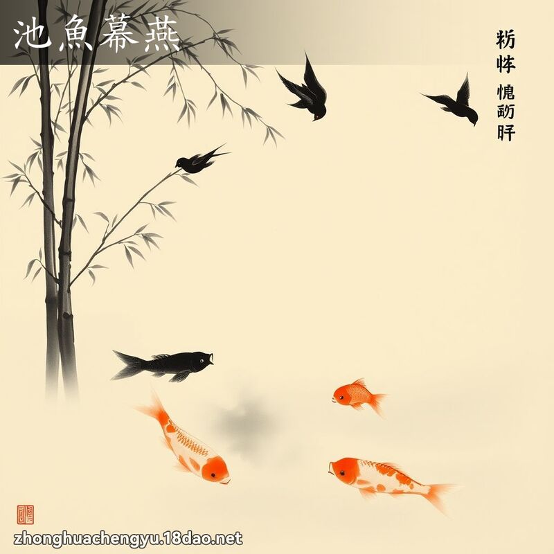 池鱼幕燕 配图